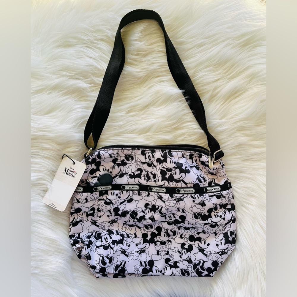 Lesportsac x Disney Mickey Loves Minnie Small Cleo Crossbody Bag